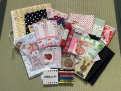【まとめ売り】布地、生地と手芸素材セット