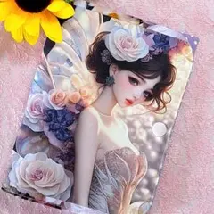 マルチケース　素敵なレディ　限定パネル生地　通帳　お薬手帳　カード入れ