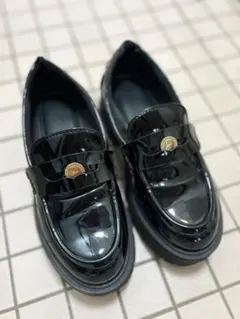 zaraローファー 35サイズ 厚底ローファー