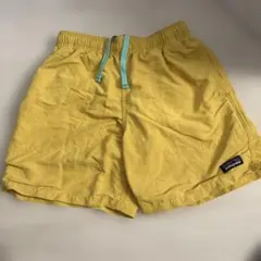 Patagonia 半ズボン S (7-8歳) イエロー バギーズショーツ