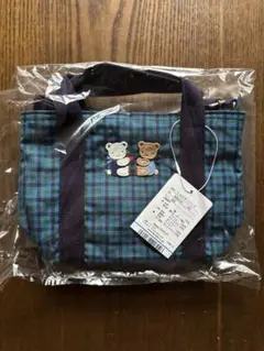 新品未使用 familiar ファミリア ブラックウォッチ マザーズバック