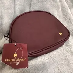 Etienne Aigner ポーチ ボルドー タグ付き未使用品
