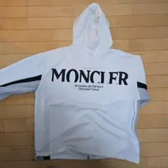 【激安】ホワイト/グレー フード付きジャンパー