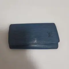 LOUIS VUITTON ルイヴィトン キーケース エピ ブルー 4連