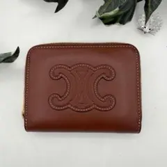☆箱付美品☆セリーヌ コインケース 財布 キュイルトリヨン トリオンフ