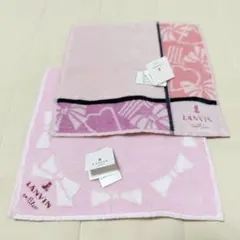 LANVIN ハンカチ 2枚セット 新品 未使用 ピンクのサムネイル