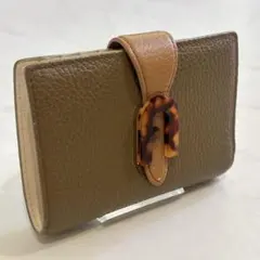 FURLA SOFIA GRAINY 二つ折り財布 レザー べっ甲のサムネイル
