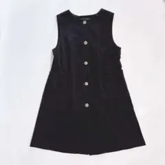 MORABITO ロングジレ ワンピース M 紺 ウエストゴム 2WAY 高級 - メルカリ