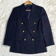美品✨NEWYORKER 紺ブレ テーラード ダブル 6B ウール 日本製