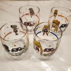 メルカリ便送料込み♪セーラームーン　ミニグラス　レトロ　レア　4個セット