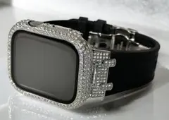 0ews★アップルウォッチ　ラバーベルト Apple Watchバンド ケース
