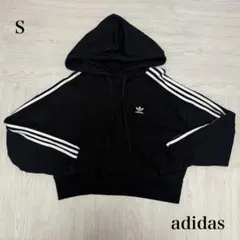 美品　adidas パーカー　ブラック