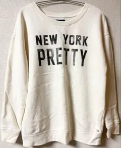 AMERICAN EAGLE OUTFITTERS アイボリー色のスウェット