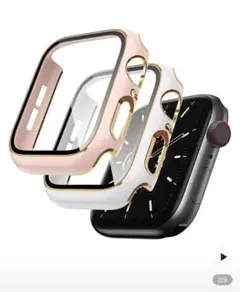 Apple Watch ケース 2色セット 41mm ピンク ホワイト