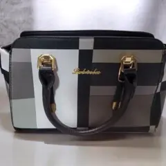Ladylike チェック柄 バッグ 2点セット2wayバック