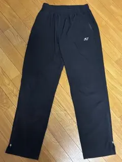 YONEX ブラック ウォームアップパンツ サイドジッパー付き