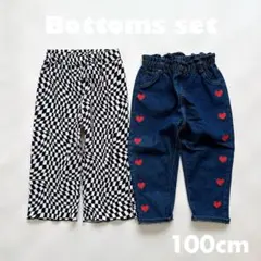 【2点セット】マイリトルワンダー micorrid ボトムスセット 100