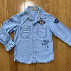 ミキハウス　長袖コットンシャツ　120センチ