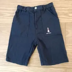 ネイビー 半ズボン ポケット付き