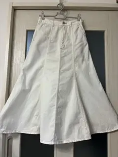 デニムフレアスカート