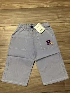 【新品・未使用】ホットビスケッツ　ストライプ ハーフパンツ 110センチ