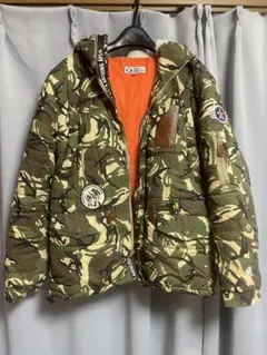 A BATHING APE 迷彩 ダウンジャケット - メルカリ