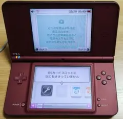 中古 ニンテンドーDSi LL 本体 UTL-001(JPN) ワインレッド