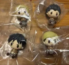 一番くじ 進撃の巨人 獣の巨人は俺が仕留める ちょこのっこフィギュア 4種セット