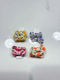 ちょう結び可愛い アクセサリーヘアクリップ髪留め子供も通用キッズ髪飾り8点セット