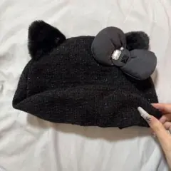 ユニバUSJキティベレー帽