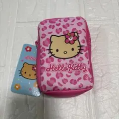 新品　サンキューマート　日焼けキティ　リップポーチ　ヒョウ柄　ギャル