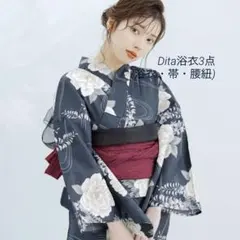 Dita 浴衣 凪の藤ながれ 5点セット♡ - メルカリ