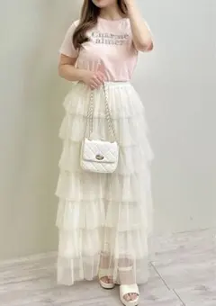 INGNI フリルチュールスカート