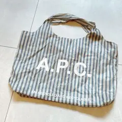 m*i様 A.P.C ストライプ ナイロンエコバッグのサムネイル