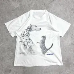 00s 犬 猫 フォト FRONTLINE Combo 両面 プリント Tシャツのサムネイル