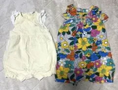 夏　半袖　ロンパース　セット　80〜86 NEXT Cottoli