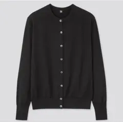 UNIQLO/ユニクロUVカットスーピマコットンクルーネックカーデ ィガン　XL