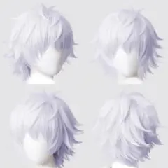 呪術廻戦 五条悟 コスプレ ウィッグ キャラウィッグ メンズウィッグ 新品