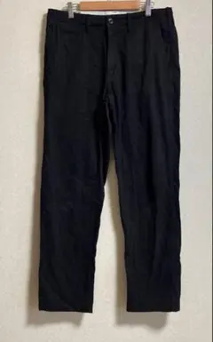 UNIQLOブラック チノパン ウエスト79 裾上げ済み　股下73 1