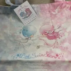 新品☆リトルツインスターズ 45周年記念 トートバッグ　キキララ