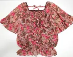 2000s LIZLISA 新品 タグ付き フラワー ペイズリー柄チュニック