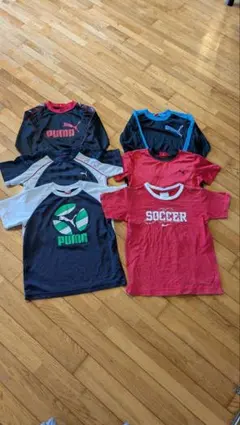 PUMA/NIKE サッカーシャツ 130.140サイズ まとめ売り
