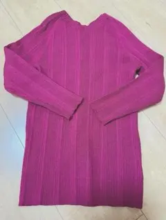 超美品♪リランドチュールのリブニットチェリーピンクサイズ2 Rirandture