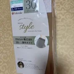 薄手タイツ 30デニール 2足組 L〜LL ベージュ 新品未使用