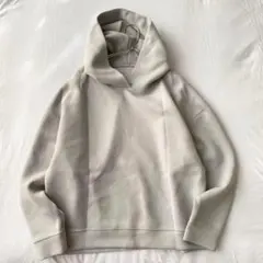【デッサン】スウェットパーカー 後ろ切替タック フード付き 長袖 無地 2