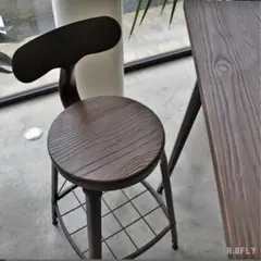 インダストリアル チェア ブラック スツール オシャレ インテリア 椅子