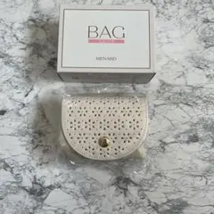 メナード　エコバッグ　 開口部のボタン付きフラップのデザインがかわいいです♪のサムネイル