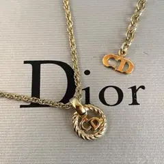 【てつや 様】Dior ネックレス サークル CDロゴ ゴールド パーティ