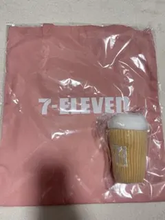 セブンイレブン Happy くじ セブンカフェ ぬいぐるみチャーム トートバッグ