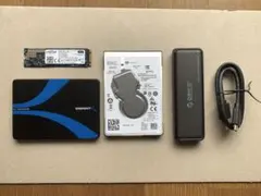 Crucial 525gb SSD /Seagate 1tb HDD まとめ売りのサムネイル
